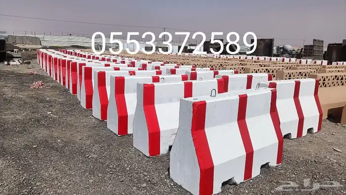 حواجز خرسانيه وزينة حدائق 8