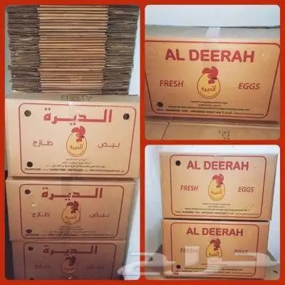 كراتين بيض فارغه شبه جديدة كرتون 5طبقات كرتون قوي ونظيف خاص 0