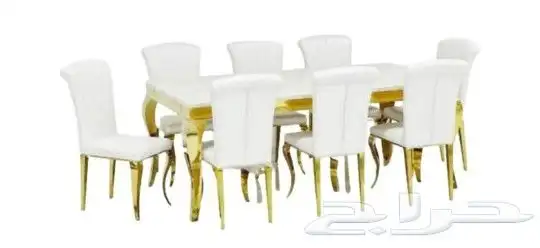 طاولات طعام رخام خشب زجاج 16
