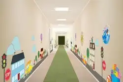 رسام . رسم وخط جدران روضات الاطفال والمدارس 1