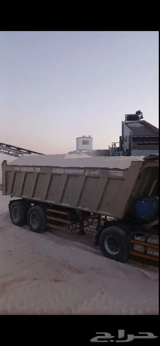 رمل ابيض بطحة تيماء صندوق 26 حمول فل 2