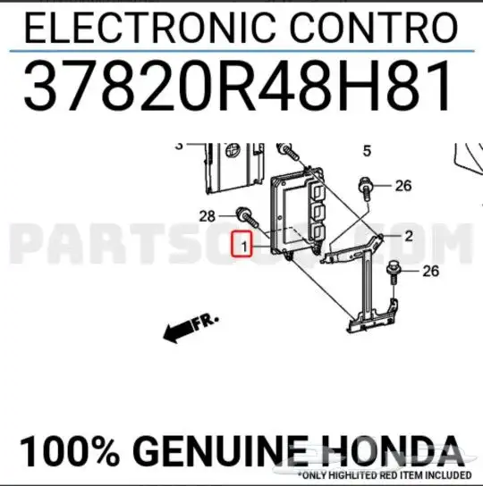 كمبيوتر مكينة 2.5 بنزين مازدا 6 2008 2012 L5A618881C مازدا 17