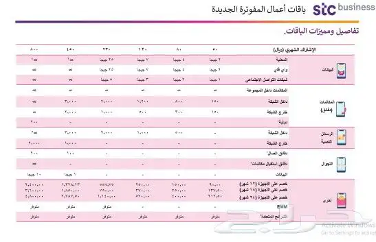 احدث خدمات الاتصالات السعودية STC 3