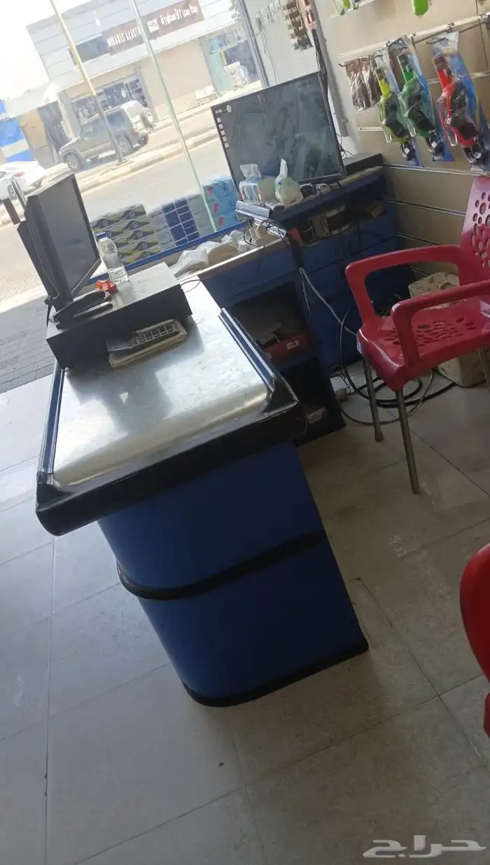 رفوف طاولة كاشير عربات تسوق 5