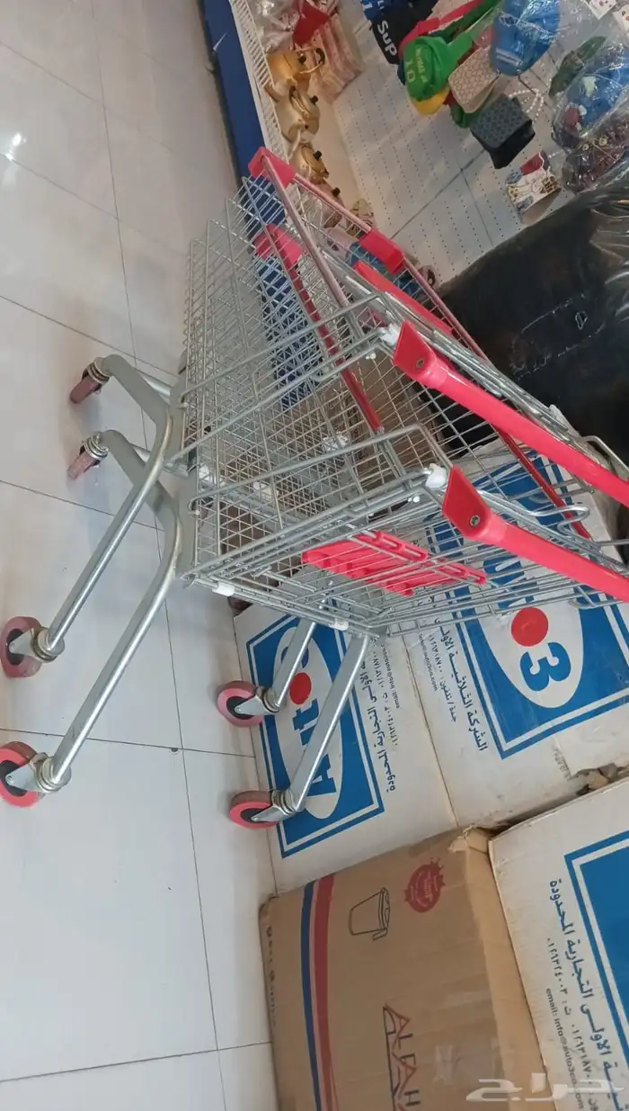 رفوف طاولة كاشير عربات تسوق 2