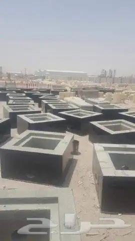 حواجز خرسانيه وزينة حدائق مناهيل مصدات قواعد اناره 6