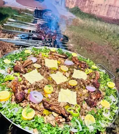 معلم مشويات خارجيه مشاوي دوار السعادة 4