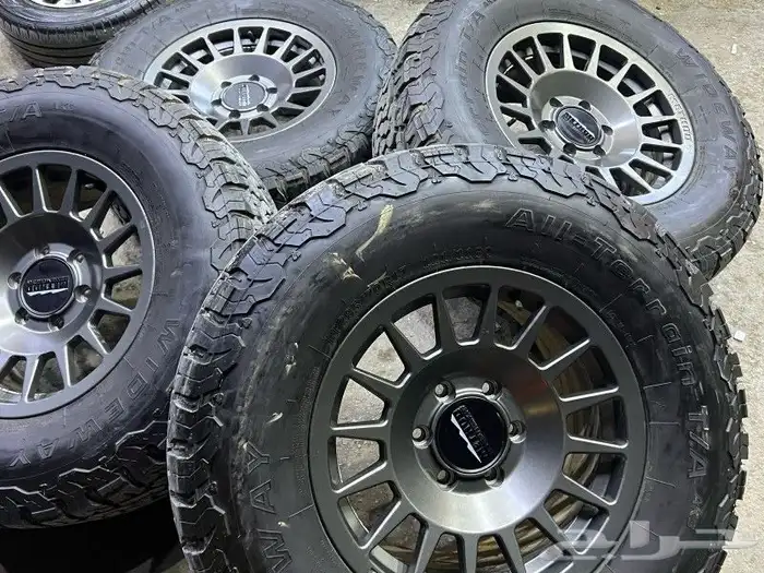 كفرات ودواي نص حجري مع جنوط ميثود جمس سييرا يوكن 4