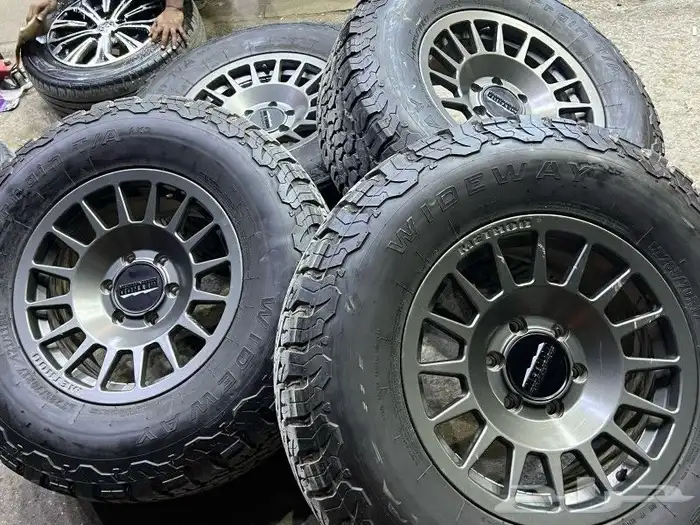 كفرات ودواي نص حجري مع جنوط ميثود جمس سييرا يوكن 8