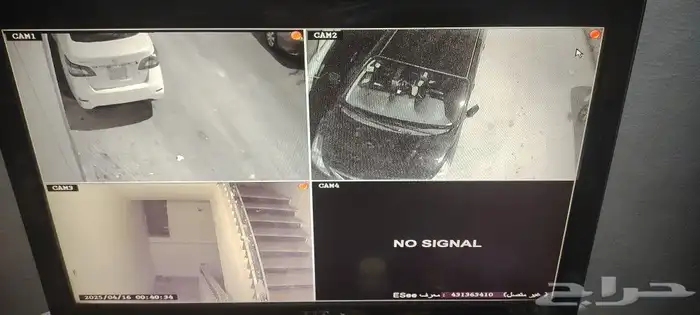 عرض الكاميرات الجبار 4كامرات DVR تركيب 1