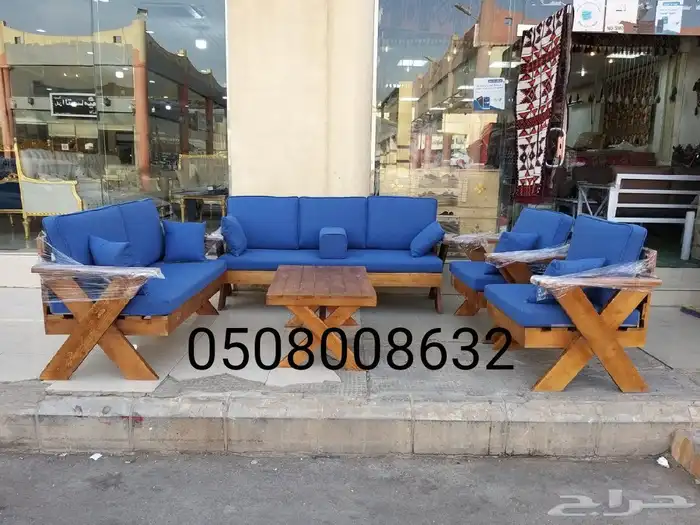 كراسي حديد خارجية جلسات مراكيز احواش استراحات شاليهات كراسي 13