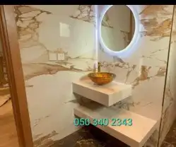 مغاسل وديكورات بدون حبة جبس 20