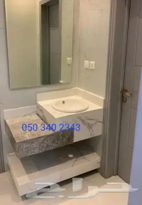 مغاسل وديكورات بدون حبة جبس 28