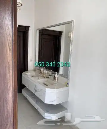 مغاسل وديكورات بدون حبة جبس 45