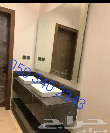 مغاسل وديكورات بدون حبة جبس 29