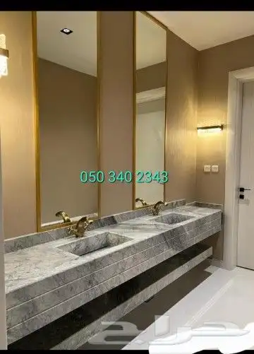 مغاسل وديكورات بدون حبة جبس 18