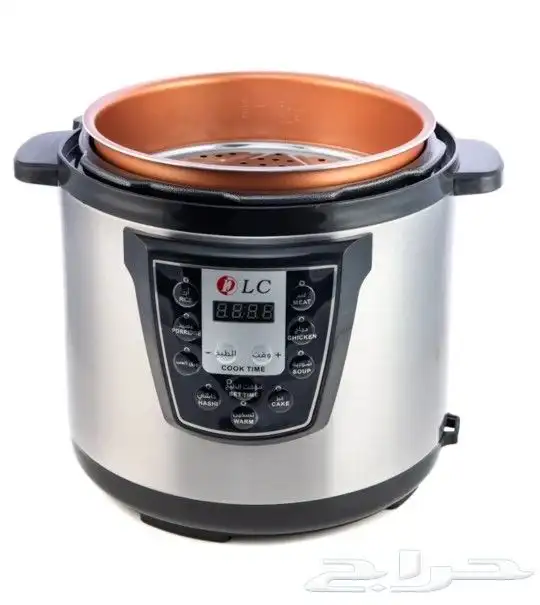 قدر ضغط كهربائي مع شبك مندي بحجم 6لتر من شركة دي ال سي 5