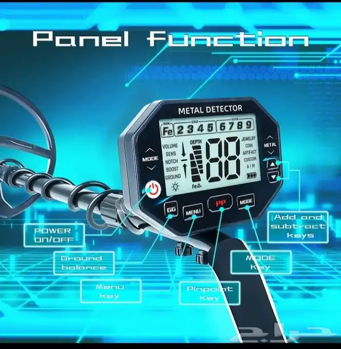 جهاز كشف الذهب والمعادن يعزل الحديد 5