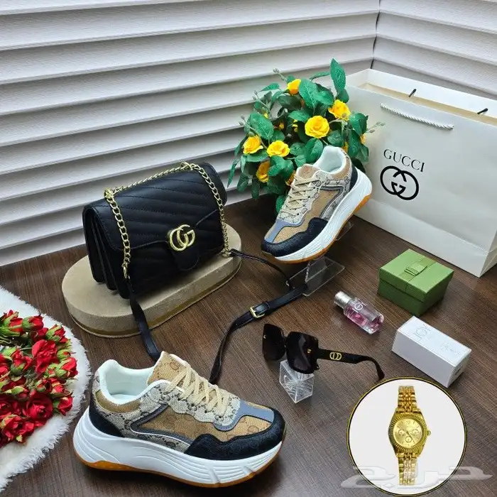 طقم نسائي ماركة قوتشي شامل التوصيل والشحن 1