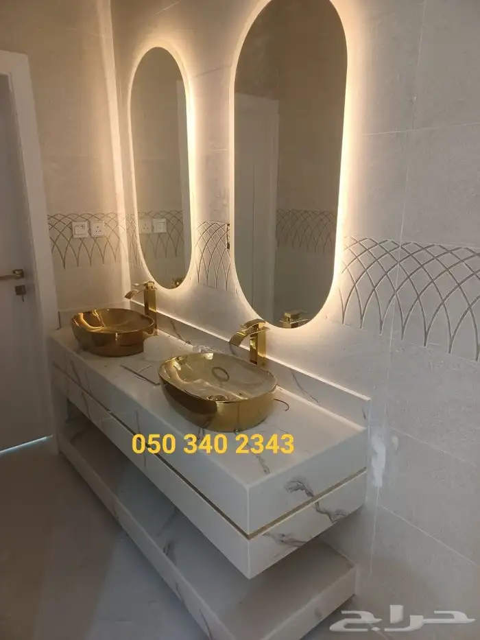 مغاسل وديكورات بدون حبة جبس 42