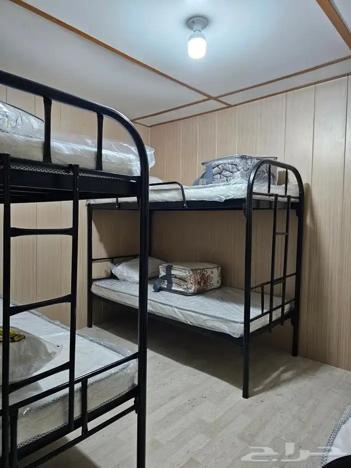 سرير حديد دورين دور واحد مراتب طبيه مخدات بطانيات مفارش 2