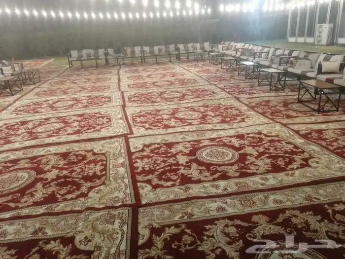 تاجير خيام وشاشات وكراسي وطاولات كنب جلسات عقود إضاءة 9