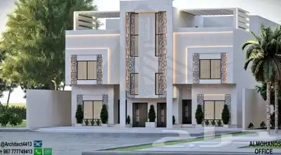 تصميم_واجهات_مودرن_فلل_تاون_هاوس 2