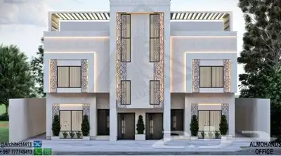 تصميم_واجهات_مودرن_فلل_تاون_هاوس 0