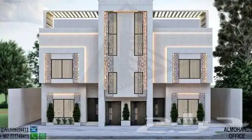 تصميم_واجهات_مودرن_فلل_تاون_هاوس 0