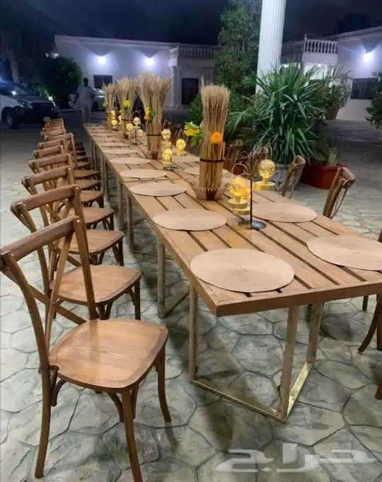 اكسبلور تفصيل طاولات ريفه طعام 9