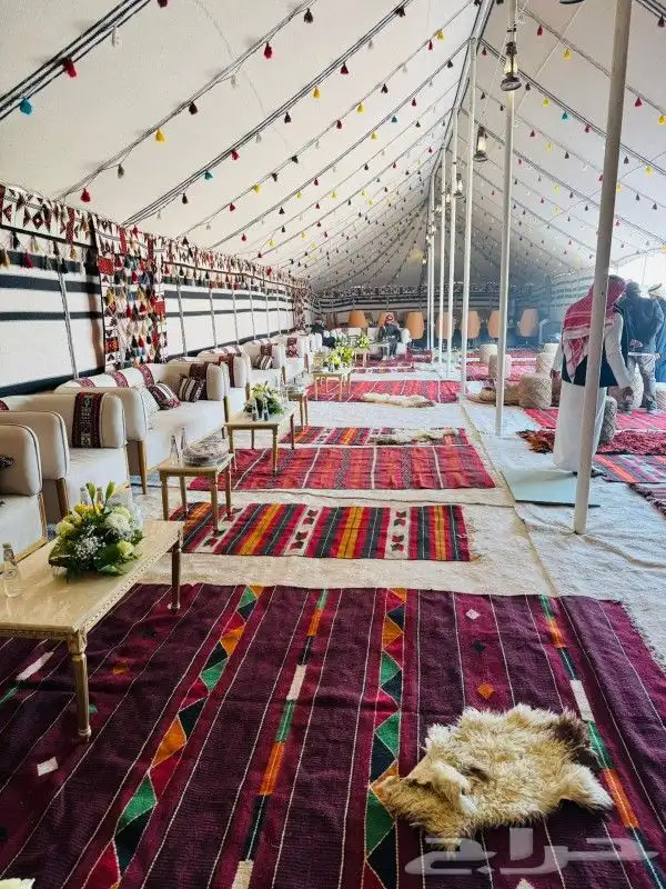 خيام شعبيه تراثيه وتجهيز خيام 4