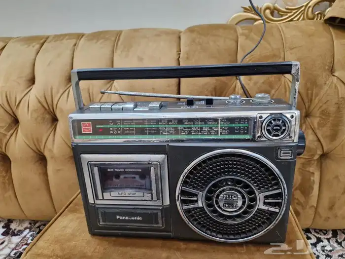 مسجل بيسونيك قديم شغال المسجل والراديو زمانك يافن 5