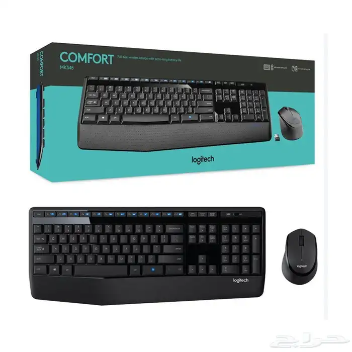 Logitech MK345 Combo Keyboard كيبورد و ماوس لاسلكى لوجى 345 0