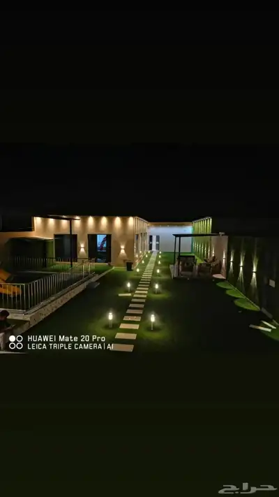 عشب صناعي انجيله تنسيق حدائق جيزان 3