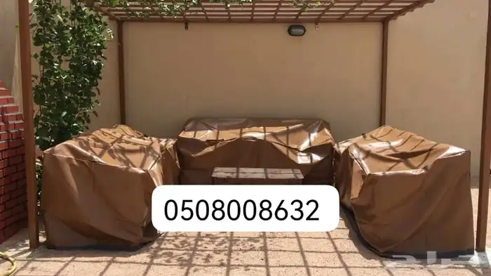 كراسي حديد خارجية جلسات مراكيز احواش استراحات 4