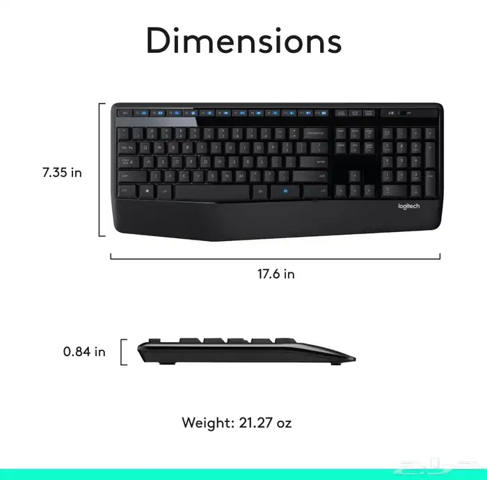 Logitech MK345 Combo Keyboard كيبورد و ماوس لاسلكى لوجى 345 2