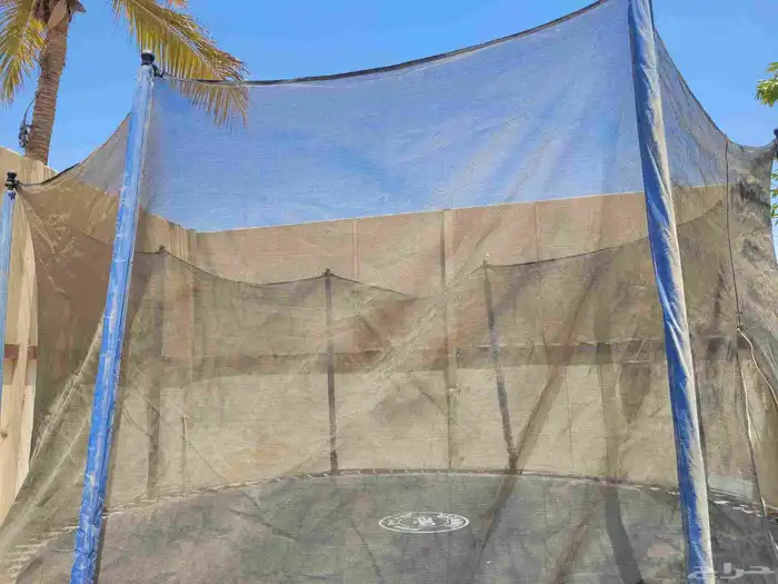 نطاطه ترمبلين في حاله جيده جدا مقاس قطر 4 متر . 3