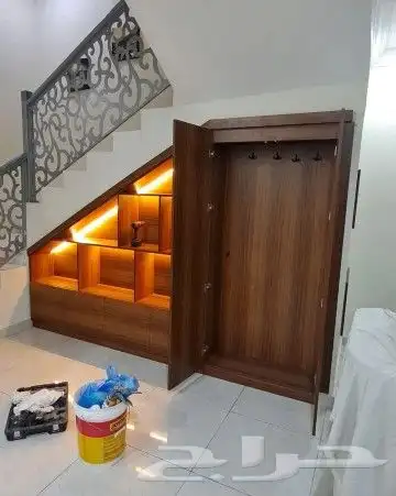 ترميم مقاولات عامه بديل الشيبورد طاولات ورفوف تكسيات خشبيه 9