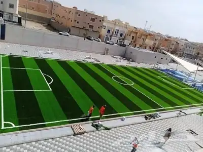 عشب صناعي انجيله تنسيق حدائق جيزان 8