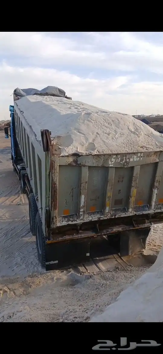 رمل ابيض بطحة تيماء صندوق 26 حمول فل 0