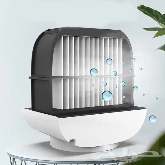 مبرد هواء ومروحة مكتب محمولة  تعمل بال USB  ثلاث سرعات 4