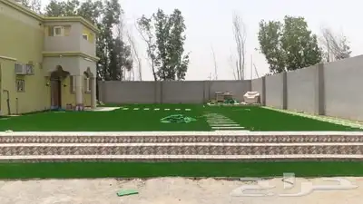 عشب صناعي انجيله تنسيق حدائق جيزان 7