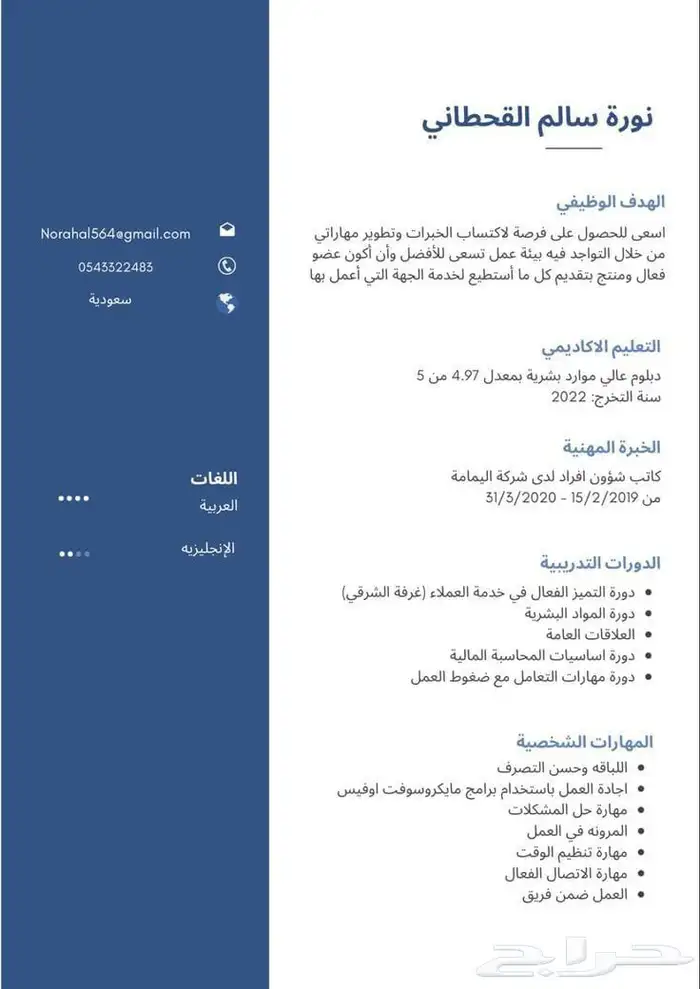 cv سيرة ذاتية ب15ريال بس 0