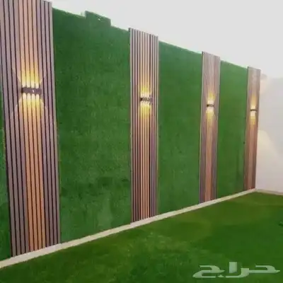عشب صناعي انجيله تنسيق حدائق جيزان 4