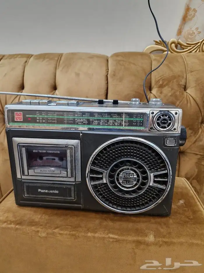 مسجل بيسونيك قديم شغال المسجل والراديو زمانك يافن 3