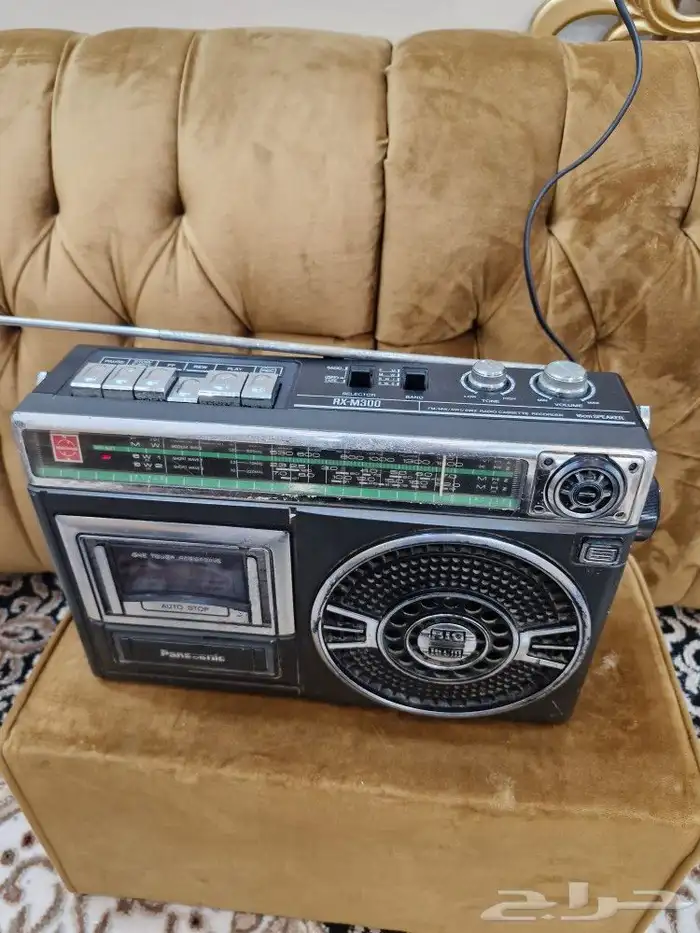 مسجل بيسونيك قديم شغال المسجل والراديو زمانك يافن 0