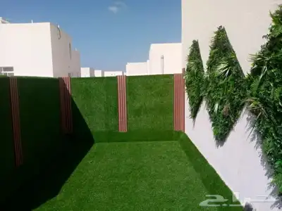 عشب صناعي انجيله تنسيق حدائق جيزان 10
