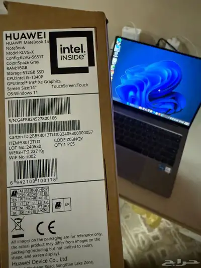 لاب توب HUAWEIشبه جديد شاشه تاتش استعمال اصدار 2024 4