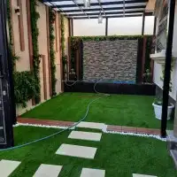 تنسيق حدائق عشب صناعي شلالات مظلات ديكورات نخل ورود مشتل 4