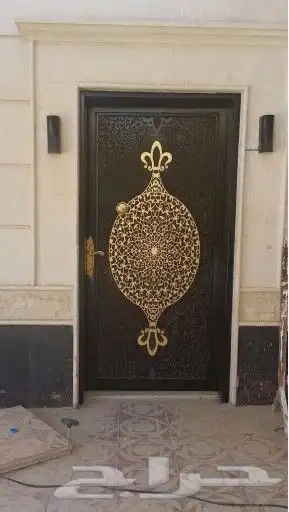 ابواب حديد ليزر ابواب حديد دبل ساج ابواب المنيوم مضلات سواتر 1